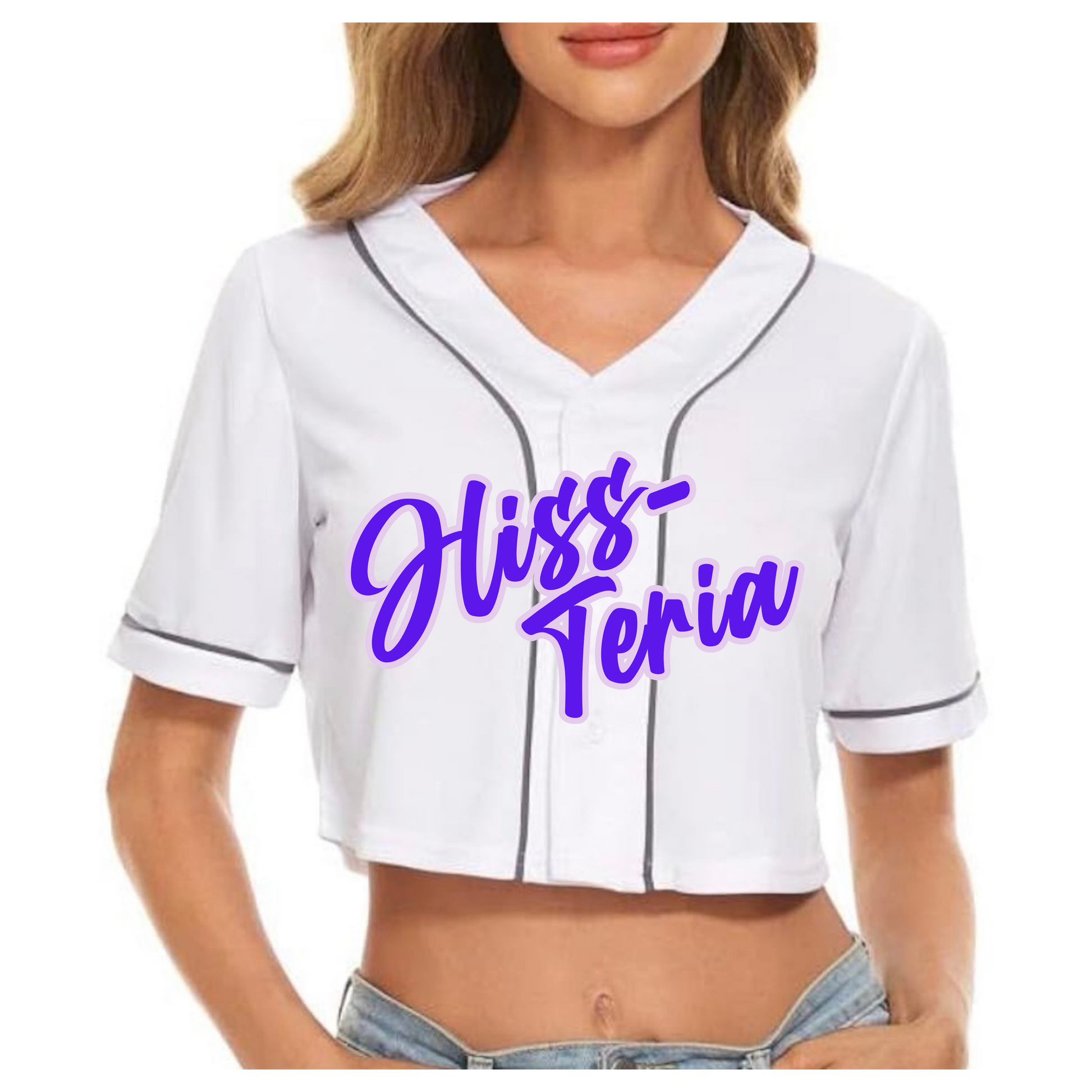 Custom Summit Team Cropped Jersey Glitter