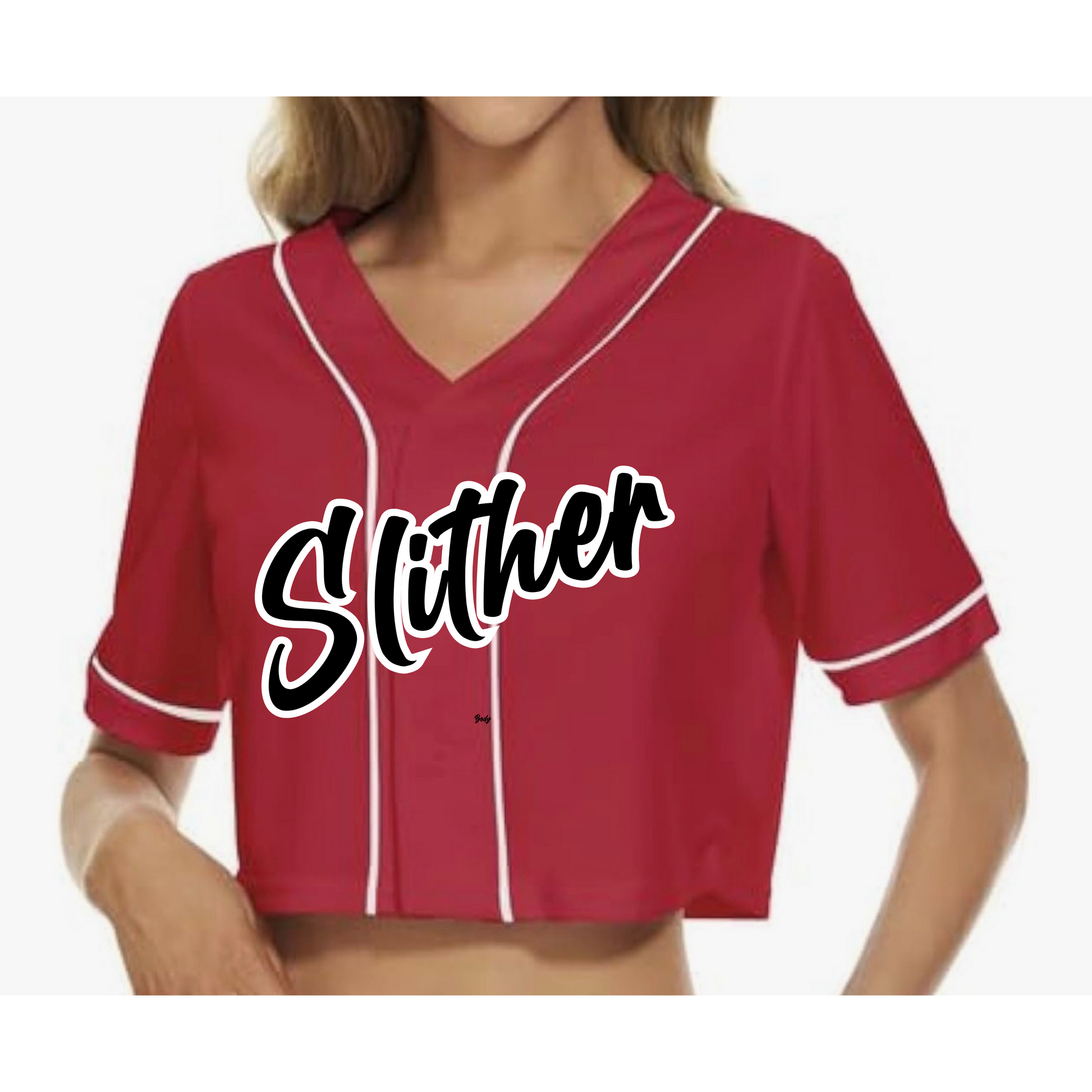 Custom Summit Team Cropped Jersey Glitter