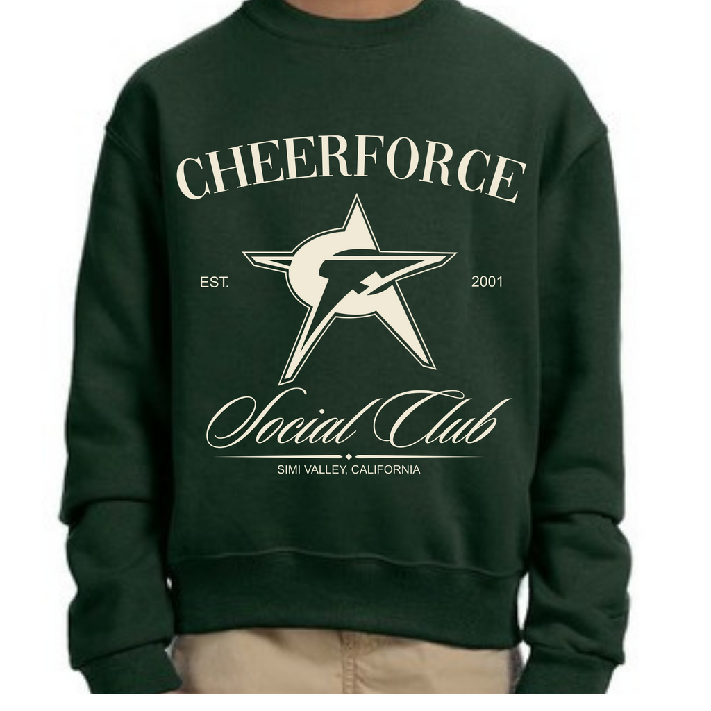SOCIAL CLUB CHEERFORCE CREWNECK
